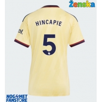 Arsenal Piero Hincapie #5 Rezervni Dres za Ženska 2026-27 Kratak Rukav